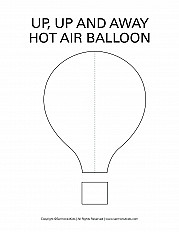 Up Up Away Hot Air Balloon