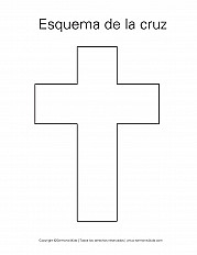 Esquema de la cruz hoja de actividad