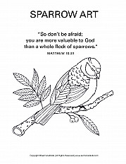 Sparrow Art Handout