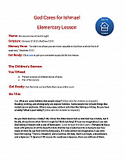 God Cares for Ishmael - Elementary Lesson