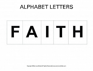 Alphabet Letters handout
