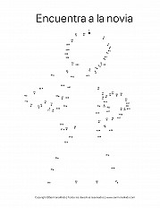 Encuentra a la novia hoja de actividad