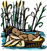 Baby Moses by the River