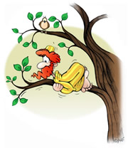 Zacchaeus Goes Out on a Limb