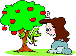 Adam and Eve and the Sneaky Snake