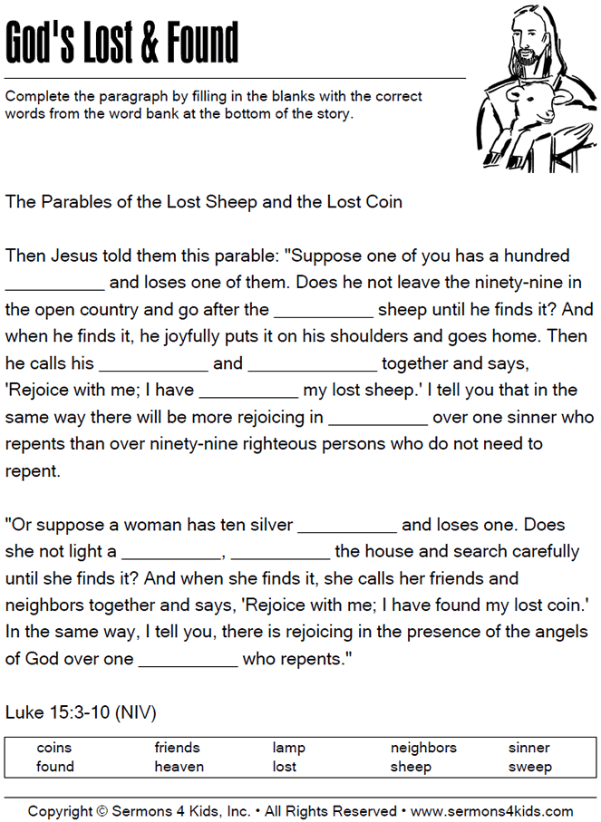 Parable of the Lost Sheep/Coin