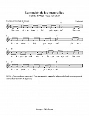 La canción los buenos días