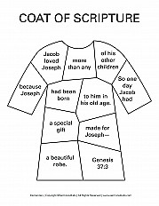 Coat Of Scripture - Elementary Handout