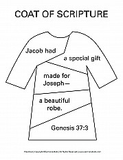 Coat Of Scripture - Preschool Handout