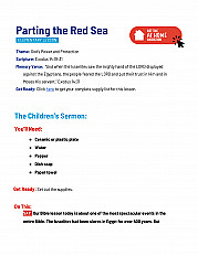 Parting the Red Sea Elementary Lesson