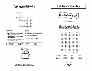 The Golden Calf Worship Bulletin