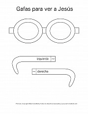 Gafas para ver a Jesús - Hoja de actividad