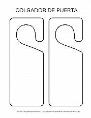 Colgador de puerta-Primaria-Hoja de actividad