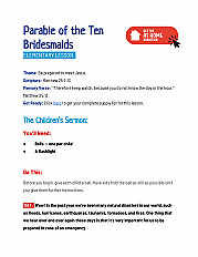 Parable of the Ten Bridesmaids - Elementary Lesson