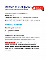 Parábola de las 10 jóvenes Lección para los niños preescolares