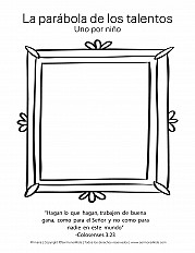 La parábola de los talentos-Primaria-hoja de actividad