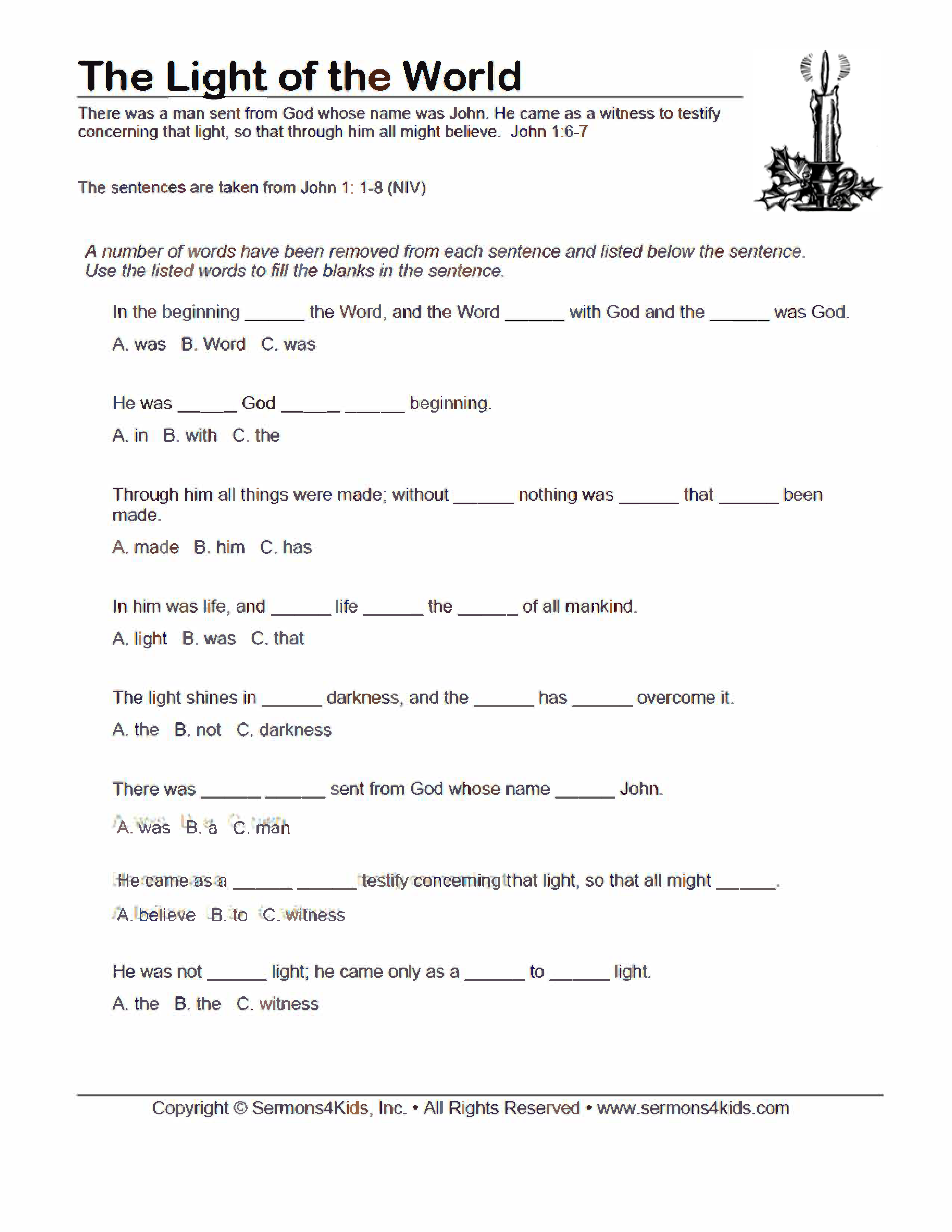 Light Of The World Missing