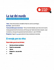 La luz del mundo - Lección para primaria superior