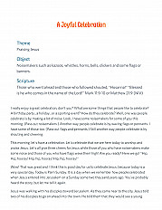 A Joyful Celebration Sermon