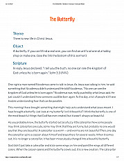 The Butterfly Sermon