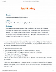 Teach Us to Pray Sermon