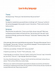 Love in Any Language Sermon