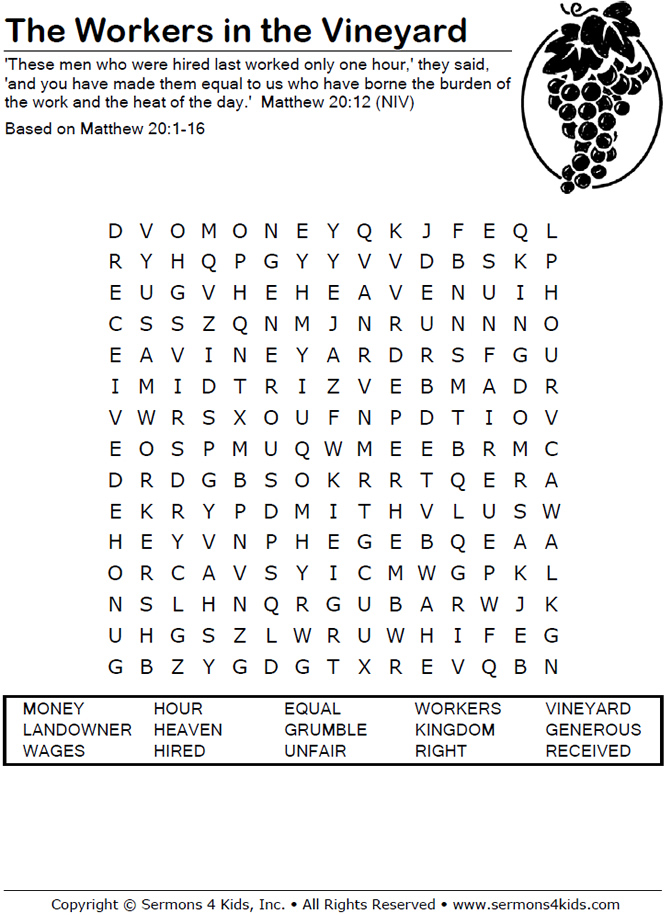 Parable of Vineyard Workers