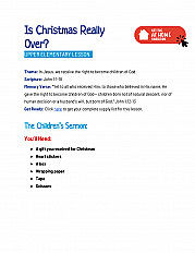 Is Christmas Really Over - Upper Elementary Lesson