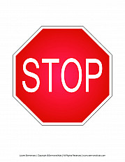 New Life In Jesus Traffic Signs - Lower Elementary Handout