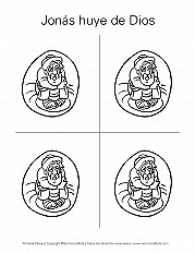 Jonás huye de Dios-primaria-inferior-hoja de actividad