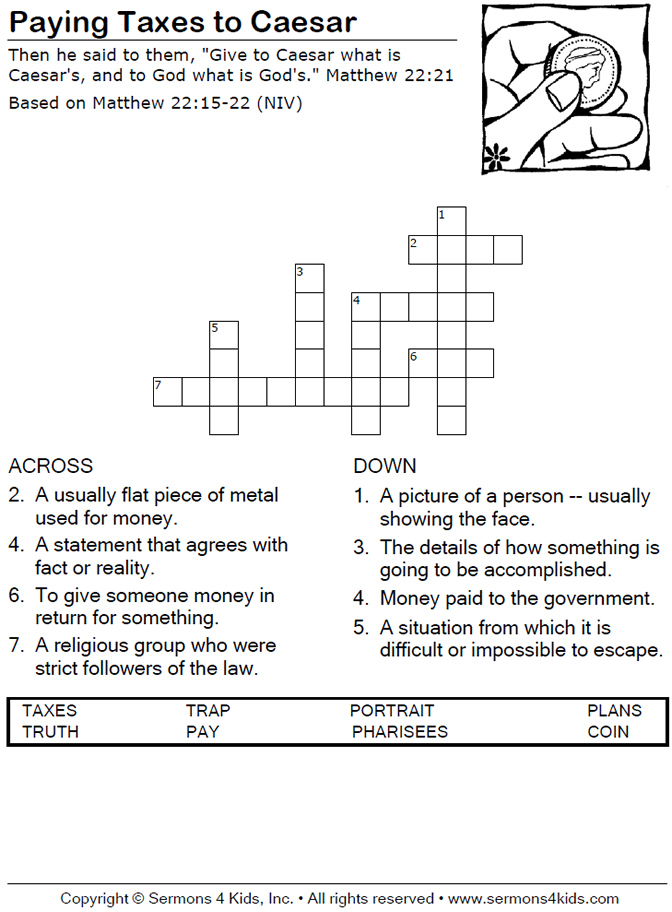 Paying Taxes to Caesar