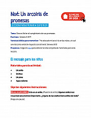 Noé - Un arcoiris de promesas Lección para primaria superior