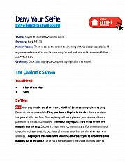 Deny Your Selfie -  Lower Elementary Lesson