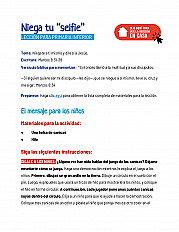 Niega tu “selfie” Lección para primaria inferior