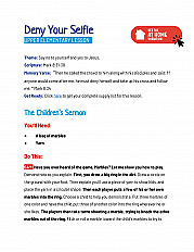 Deny Your Selfie -  Upper Elementary Lesson