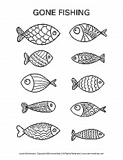 Gone Fishing Lower Elementary Handout