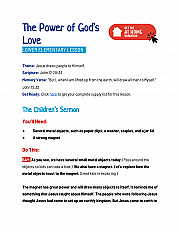 The Power of God's Love -  LOWER Elementary Lesson
