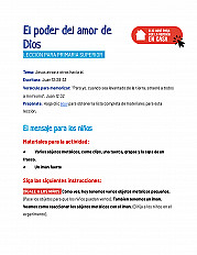 El poder del amor de Dios Lección para primaria superior