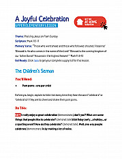A Joyful Celebration - UPPER Elementary Lesson