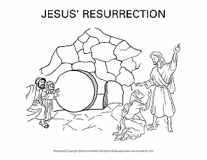 Jesus Resurrection - Preschool Handout