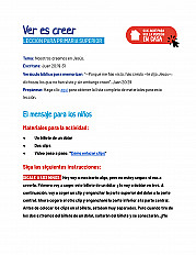 Ver es creer Lección para primaria superior