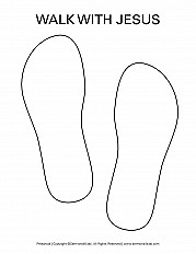 Walk With Jesus Preschool Handout