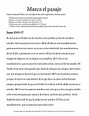 Marca el pasaje - Primaria superior hoja de actividad