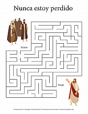 Nunca estoy perdido - Primaria inferior laberinto hoja de actividad