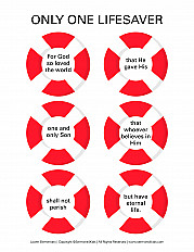 Only One Lifesaver - Lower Elementary Handout