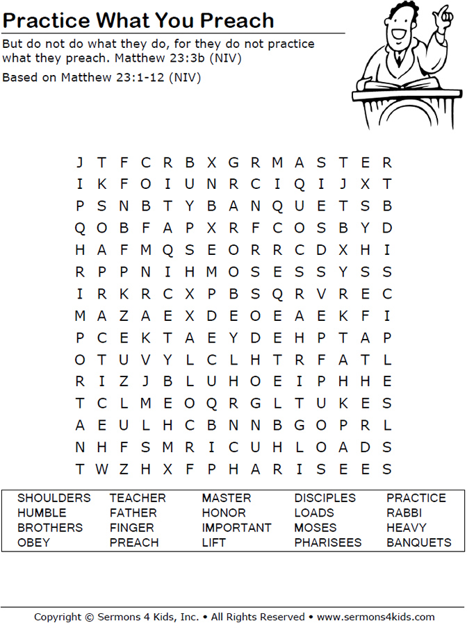 Practice What You Preach