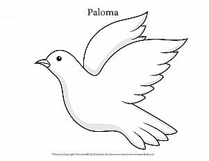 Paloma - Primaria hoja de actividad