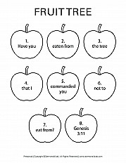 Fruit Tree Preschool Handout