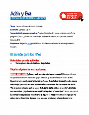 Adán y Eva - Lección para primaria inferior
