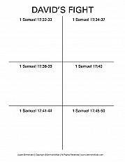 Davids Fight Upper Elementary Handout